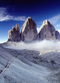 Dolomitské Drei Zinnen.