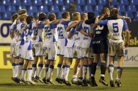 Fotbalist&eacute; Ban&iacute;ku Ostrava se raduj&iacute; z v&iacute;tězstv&iacute; nad Teplicemi.