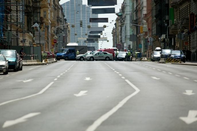 Legerova ulice v Praze.