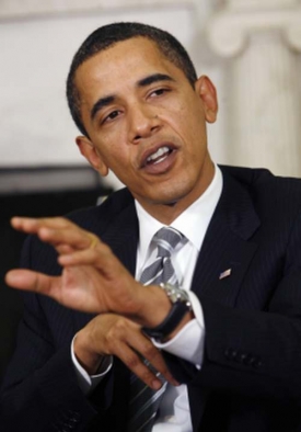 Obama prohlásil, že v dubnu přiletí do Československa.