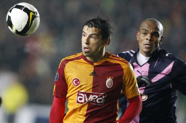 Milan Baroš (vlevo), útočník fotbalistů Galatasaraye Istanbul. Milan Baroš (vlevo), útočník fotbalistů Galatasaraye Istanbul.