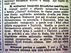Tragédie v hotelu Central v Praze.
