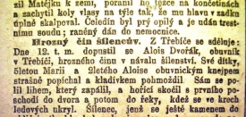Šílený švec z Třebíče.