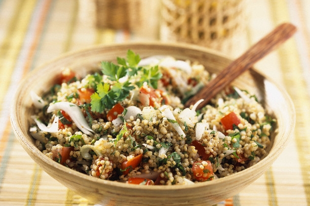 Arabský salát tabbouleh. Arabský salát tabbouleh.