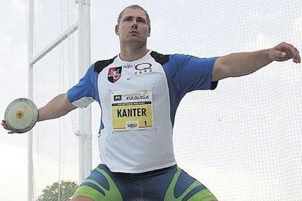 Estonský diskař Gerd Kanter.