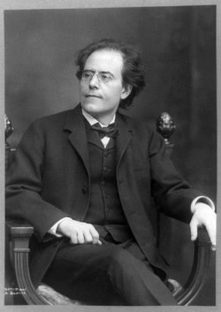 Gustav Mahler na snímku z roku 1909.