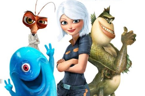 Monsters vs. Aliens existuje ve dvourozměrném i třírozměrném formátu. Monsters vs. Aliens existuje ve dvourozměrném i třírozměrném formátu.