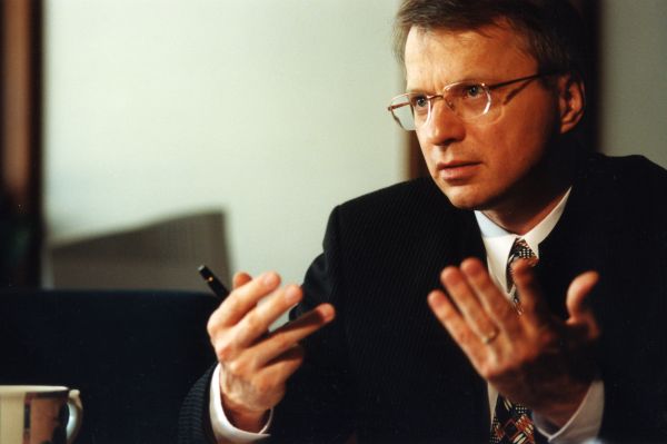 Prezident Svazu průmyslu a dopravy ČR Jaroslav Míl.