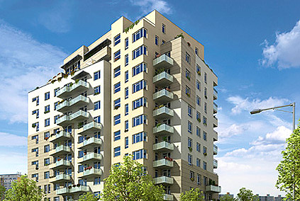 Zatím nedokončený projekt Citadela Nové dvory v Praze.