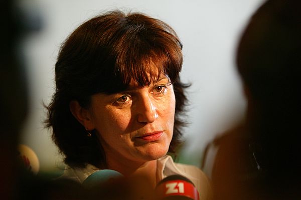 Olga Zubová, poslankyně nové strany. Olga Zubová, poslankyně nové strany.