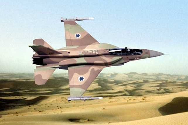 Izraelský F-16.