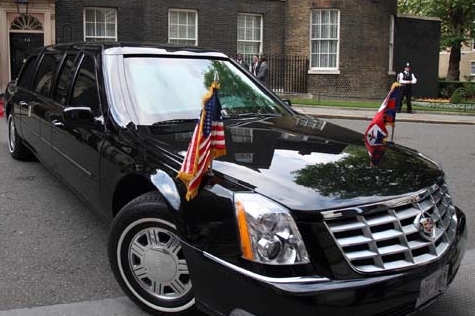 Limuzína prezidenta USA.
