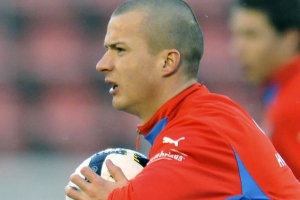 Reprezentační útočník Václav Svěrkoš.