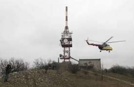 ČT chce zkvalitnit digitální příjem. Na snímku vysílač na hoře Děvín.