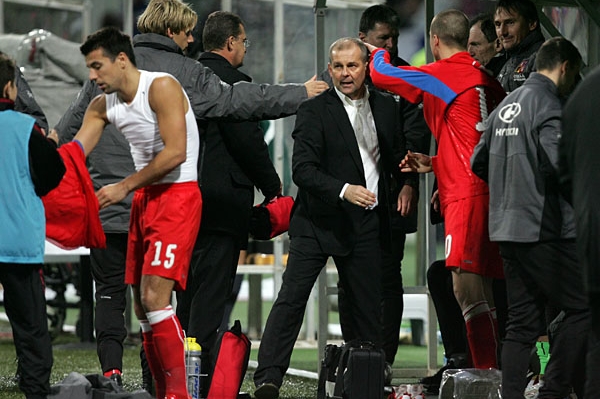 Petr Rada, trenér fotbalistů Česka.