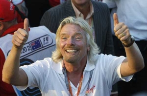 Richard Branson, nový partner stáje Brawn GP.