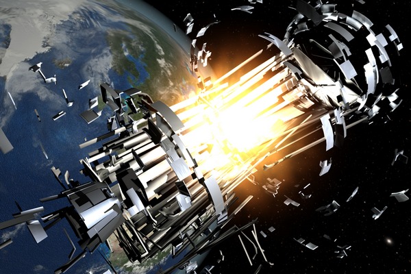Kosmického smetí přibývá, riziko pro ISS a satelity roste.