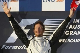 Jenson Button, vítěz Velké ceny Austrálie.