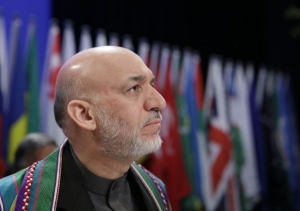 Afghánský prezident Hamíd Karzáí.