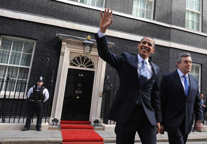 Obama a Brown. Také Obama si pochvaluje zvláštní vztahy s Británií. 