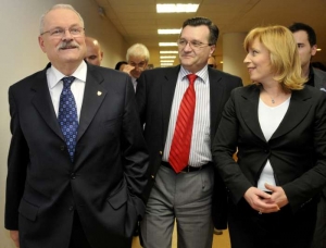Radičová a Gašparovič odcházejí po duelu z televize (31.3.09.