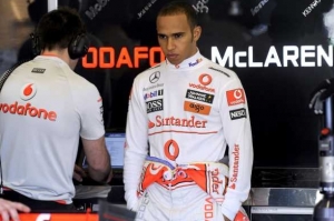 Britský pilot formule 1 Lewis Hamilton ze stáje McLaren.