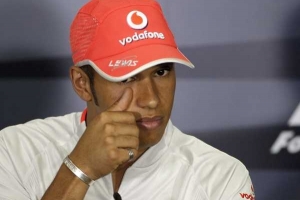 Lewis Hamilton, pilot stáje McLaren.