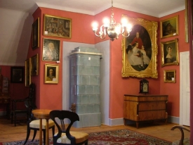 Připravovaná expozice Podkroví.