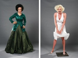 Elizabeth Taylorová a Marilyn Monroeová (zprava).