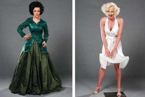 Elizabeth Taylorová a Marilyn Monroeová (zprava).