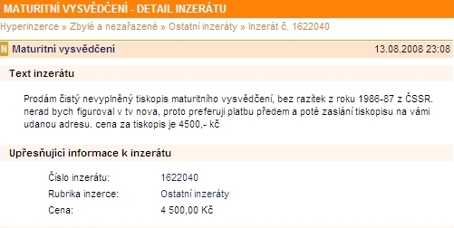 Nechci do televize Nova.