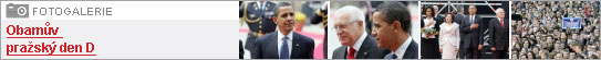 Fotogalerie: Obamův den D v Praze.