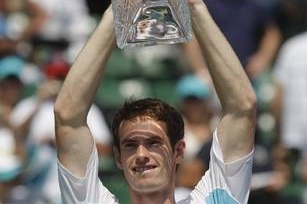 Andy Murray po triumfu v Miami.