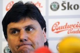 Vladimír Růžička na tiskové konferenci.