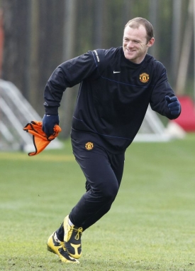Útočník Manchester United Wayne Rooney.