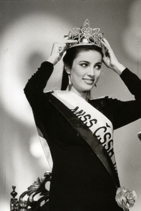 Ivana Christová, první Miss ČR 1989.