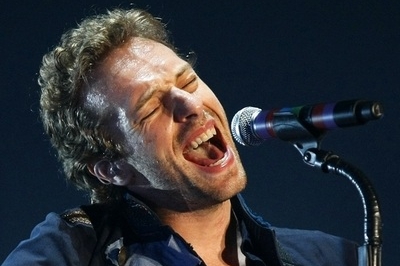 Chris Martin ze skupiny Coldplay.