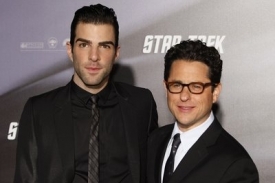 Nov&yacute; Spock Zachary Quinto a režis&eacute;r J. J. Abrams.