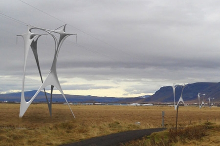 Pylony pro vedení elektrické energie od architekta Dietmara Koeringa. Pylony pro vedení elektrické energie od architekta Dietmara Koeringa.