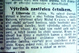 Krvavý Zelený čtvrtek na Podkarpatské Rusi.
