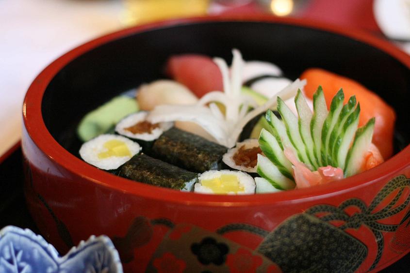 Sushi set. Sushi set.
