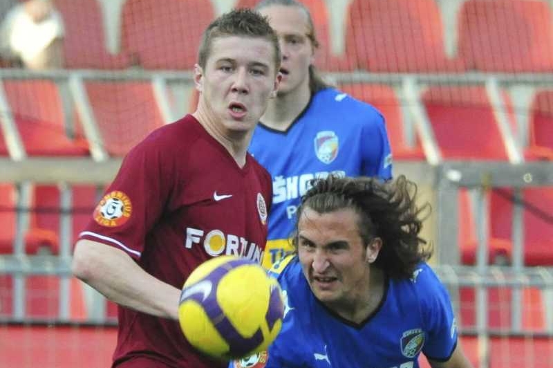 Momentka z utkání Sparta - Teplice.