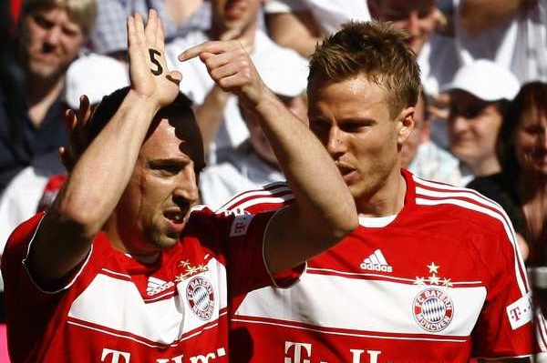 Bayern nasázel do sítě soupeře čtyři branky.