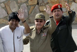 Silná latinskoamerická trojka. Morales, Castro jr. a Chávez.