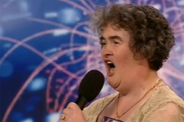 Susan Boyleová z Blacburnu dojala miliony