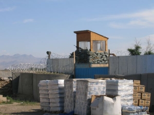 Základna českých vojáků v Afghánistánu.