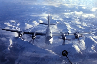 Ruský bombardér Tu-95.