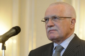 Prezident Václav Klaus.