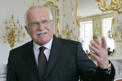 Prezident Václav Klaus zasáhl do případu z Vítkova.