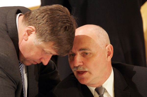 Jaroslav Vacek (vlevo) a Pavel Mokrý. 